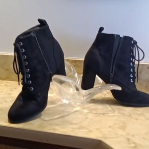 High heeled boots